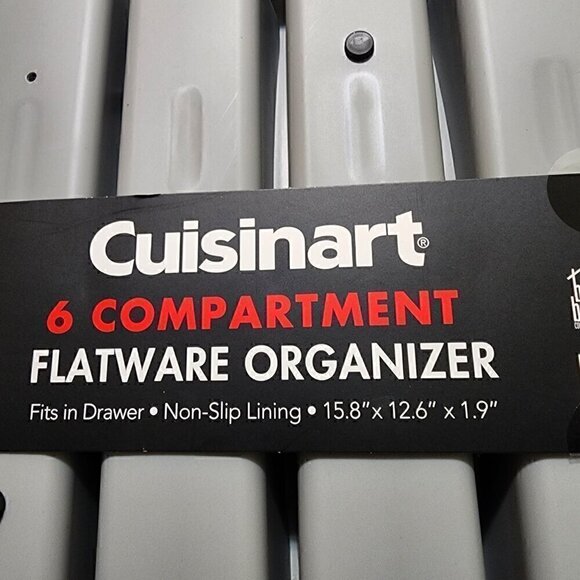 Cuisinart 6 Compartment Flatware Organizer Soft Grip - Picture 5 of 8